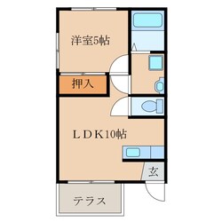 ヒルズハイアットマンションの物件間取画像